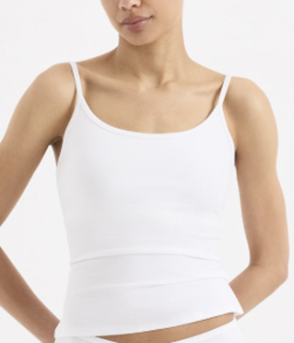 Pact Women's Large White Organic Everyday Shelf Bra Camisole Top E27-7